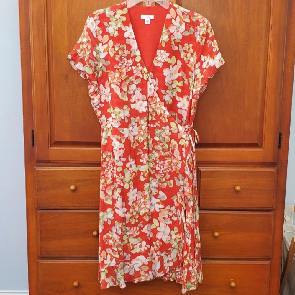 J. Jill Wraparound Dress, Size XS